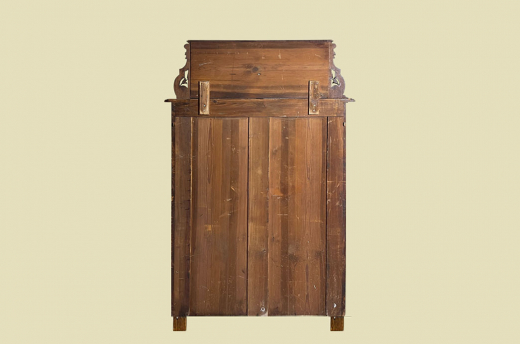 1840er Vertiko ANTIK Louis Philippe Nußbaum VINTAGE Schrank Kommode von 1840