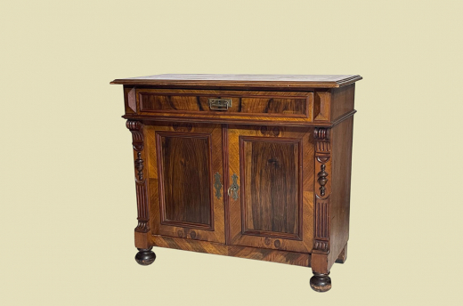 1880er Kommode ANTIK Gründerzeit VINTAGE Nußbaum Halbschrank Schrank von 1880
