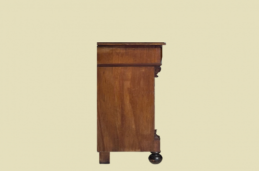 1880er Kommode ANTIK Gründerzeit VINTAGE Nußbaum Halbschrank Schrank von 1880