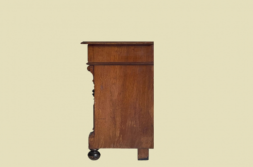 1880er Kommode ANTIK Gründerzeit VINTAGE Nußbaum Halbschrank Schrank von 1880