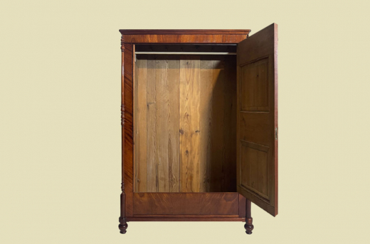 ANTIK Schrank Biedermeier VINTAGE Mahagoni Wäsche Kleiderschrank von 1820
