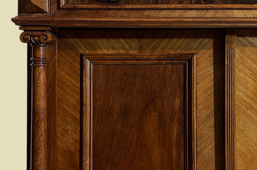 Vertiko ANTIK Gründerzeit VINTAGE Nußbaum Säulen Kommode Schrank von 1880