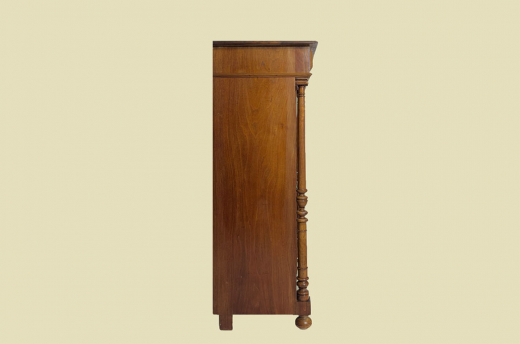 Vertiko ANTIK Gründerzeit VINTAGE Nußbaum Säulen Kommode Schrank von 1880