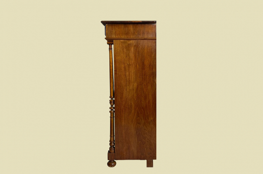 Vertiko ANTIK Gründerzeit VINTAGE Nußbaum Säulen Kommode Schrank von 1880