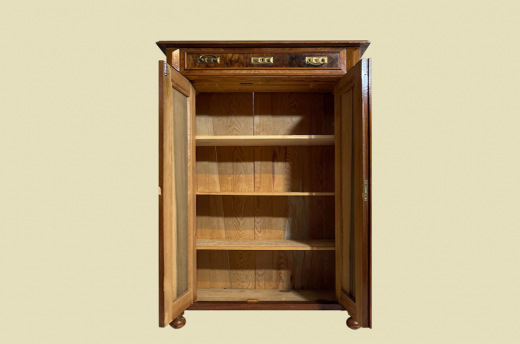 Vertiko ANTIK Gründerzeit VINTAGE Nußbaum Säulen Kommode Schrank von 1880