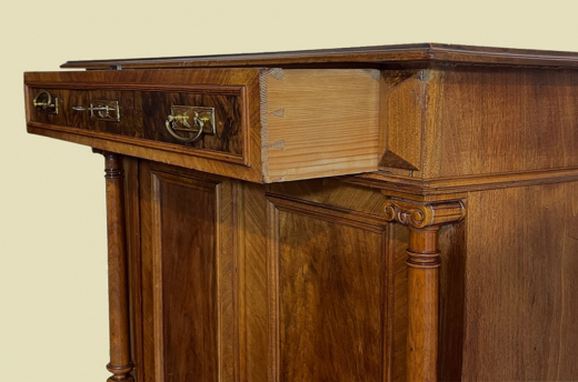 Vertiko ANTIK Gründerzeit VINTAGE Nußbaum Säulen Kommode Schrank von 1880