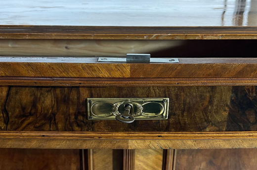 Vertiko ANTIK Gründerzeit VINTAGE Nußbaum Säulen Kommode Schrank von 1880