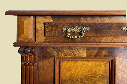 Vertiko ANTIK Gründerzeit VINTAGE Nußbaum Kommode Schrank von 1880