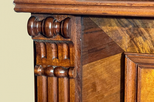 Vertiko ANTIK Gründerzeit VINTAGE Nußbaum Kommode Schrank von 1880