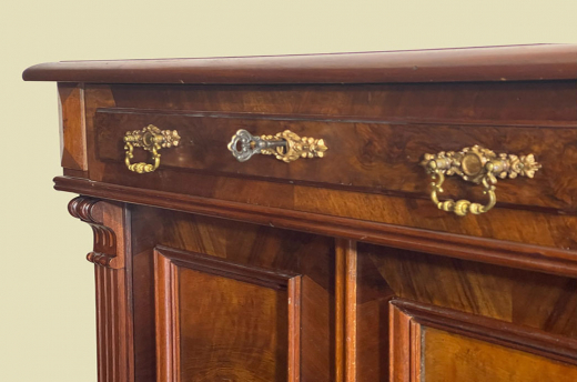 Vertiko ANTIK Gründerzeit VINTAGE Nußbaum Kommode Schrank von 1880