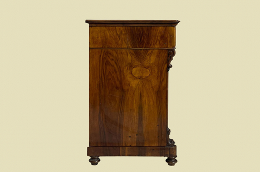 Große 90cm Kommode ANTIK Biedermeier VINTAGE Mahagoni Halbschrank von 1820