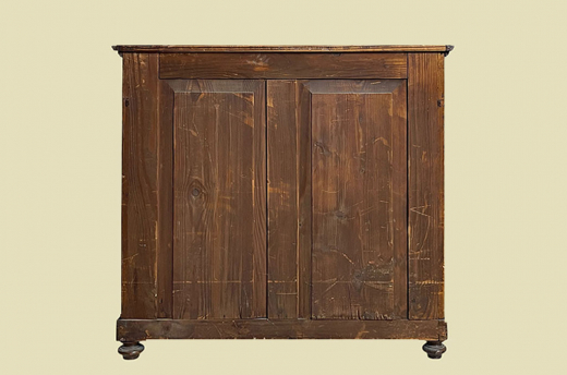Große 90cm Kommode ANTIK Biedermeier VINTAGE Mahagoni Halbschrank von 1820
