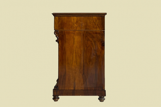 Große 90cm Kommode ANTIK Biedermeier VINTAGE Mahagoni Halbschrank von 1820