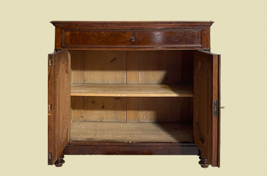 Große 90cm Kommode ANTIK Biedermeier VINTAGE Mahagoni Halbschrank von 1820