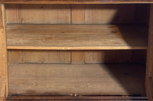 Große 90cm Kommode ANTIK Biedermeier VINTAGE Mahagoni Halbschrank von 1820