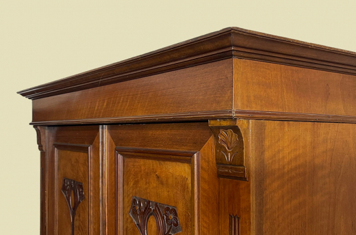 Kleiderschrank ANTIK Jugendstil VINTAGE Lebensbaum Schrank von 1920