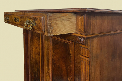 Vertiko ANTIK Gründerzeit VINTAGE Nußbaum Kommode Schrank von 1880