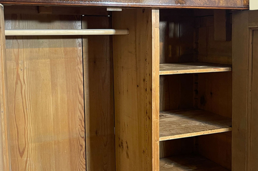 Kleiderschrank ANTIK Gründerzeit VINTAGE Nußbaum Schrank von 1880