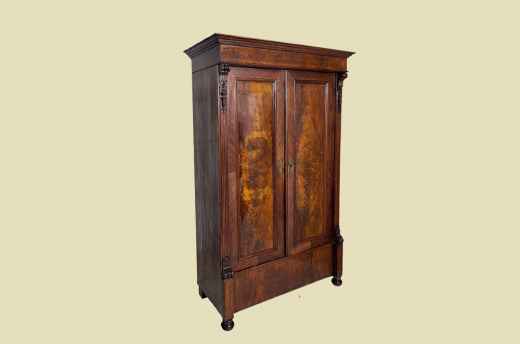 Kleiderschrank ANTIK Gründerzeit Nußbaum VINTAGE Schrank von 1880