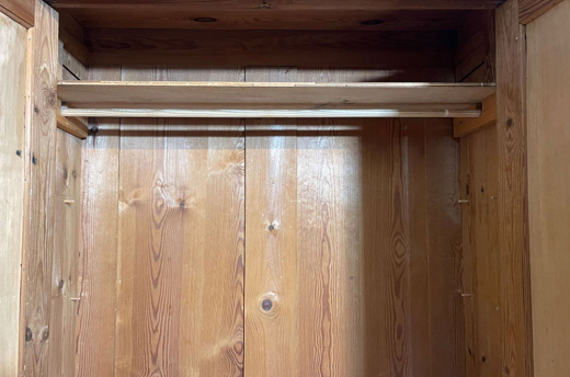 Kleiderschrank ANTIK Gründerzeit Nußbaum VINTAGE Schrank von 1880