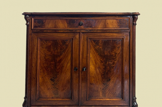 Kommode ANTIK Biedermeier VINTAGE Mahagoni Halbschrank von 1820