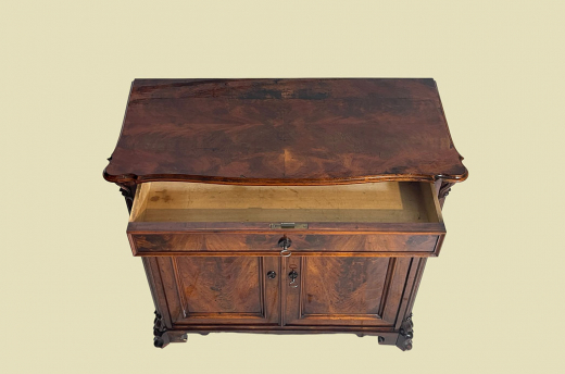 Kommode ANTIK Biedermeier VINTAGE Mahagoni Halbschrank von 1820
