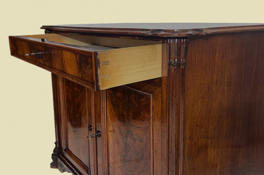 Kommode ANTIK Biedermeier VINTAGE Mahagoni Halbschrank von 1820
