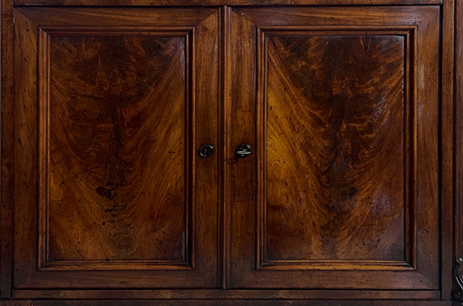 Kommode ANTIK Biedermeier VINTAGE Mahagoni Halbschrank von 1820