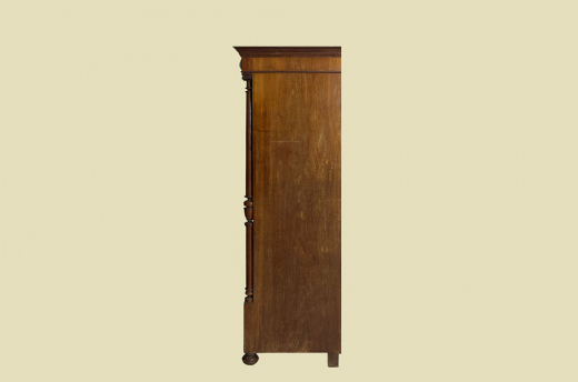 Kleiderschrank ANTIK Gründerzeit VINTAGE Nußbaum Säulen Schrank von 1880
