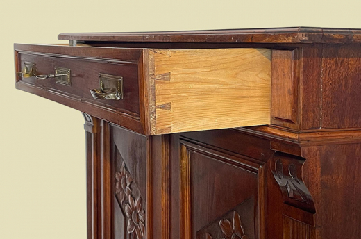 Vertiko ANTIK Jugendstil VINTAGE Lebensbaum Kommode Schrank von 1920