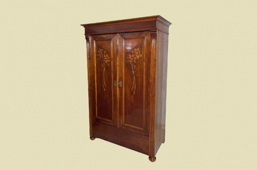 Kleiderschrank ANTIK Jugendstil VINTAGE Lebensbaum Schrank von 1920