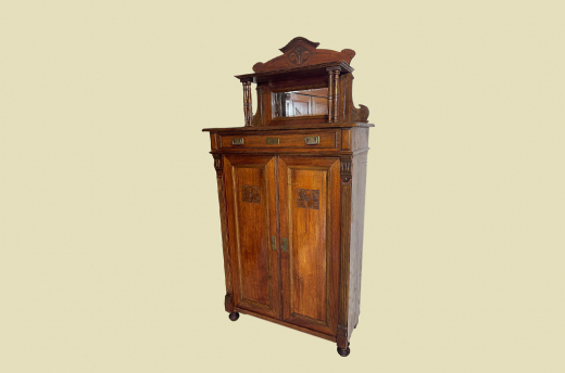 Vertiko ANTIK Jugendstil Lebensbaum VINTAGE Aufsatz Kommode Schrank von 1920