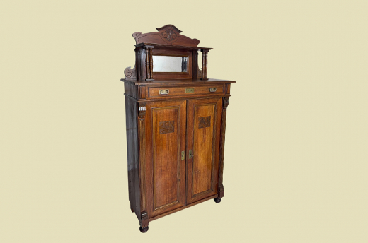Vertiko ANTIK Jugendstil Lebensbaum VINTAGE Aufsatz Kommode Schrank von 1920