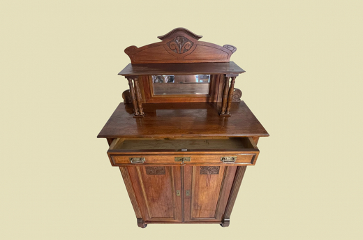 Vertiko ANTIK Jugendstil Lebensbaum VINTAGE Aufsatz Kommode Schrank von 1920