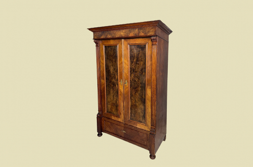 Kleiderschrank ANTIK Gründerzeit Nußbaum VINTAGE Schrank von 1880