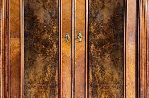 Kleiderschrank ANTIK Gründerzeit Nußbaum VINTAGE Schrank von 1880