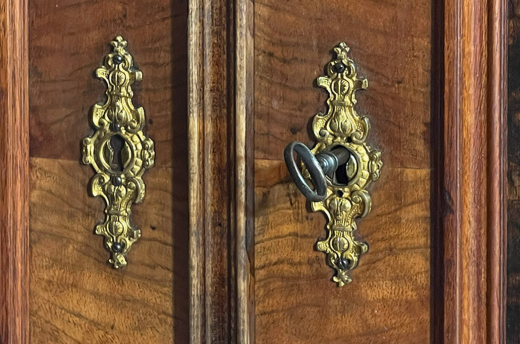 Kleiderschrank ANTIK Gründerzeit Nußbaum VINTAGE Schrank von 1880