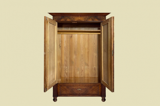 Kleiderschrank ANTIK Gründerzeit Nußbaum VINTAGE Schrank von 1880