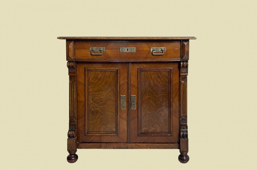 Kommode ANTIK Gründerzeit VINTAGE Nußbaum Halbschrank Schrank von 1880