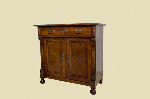 Kommode ANTIK Gründerzeit VINTAGE Nußbaum Halbschrank Schrank von 1880