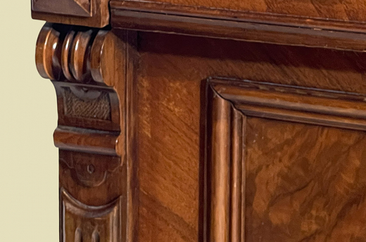 Kommode ANTIK Gründerzeit VINTAGE Nußbaum Halbschrank Schrank von 1880