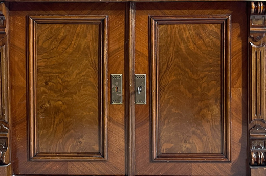 Kommode ANTIK Gründerzeit VINTAGE Nußbaum Halbschrank Schrank von 1880