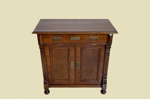 Kommode ANTIK Gründerzeit VINTAGE Nußbaum Halbschrank Schrank von 1880