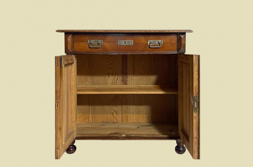 Kommode ANTIK Gründerzeit VINTAGE Nußbaum Halbschrank Schrank von 1880