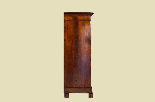 BLENDER Schrank Biedermeier Antik Handpoliert Mahagoni Wäscheschrank von 1820