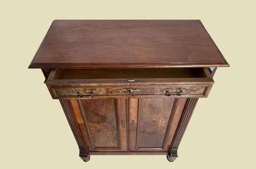 Vertiko ANTIK Gründerzeit VINTAGE Nußbaum Kommode Schrank von 1880