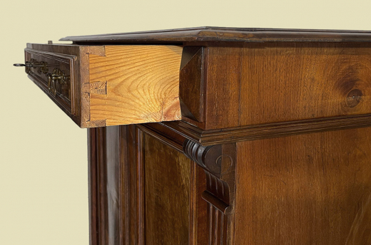 Vertiko ANTIK Gründerzeit VINTAGE Nußbaum Kommode Schrank von 1880