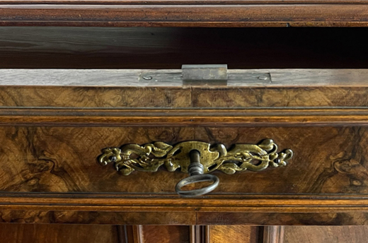 Vertiko ANTIK Gründerzeit VINTAGE Nußbaum Kommode Schrank von 1880