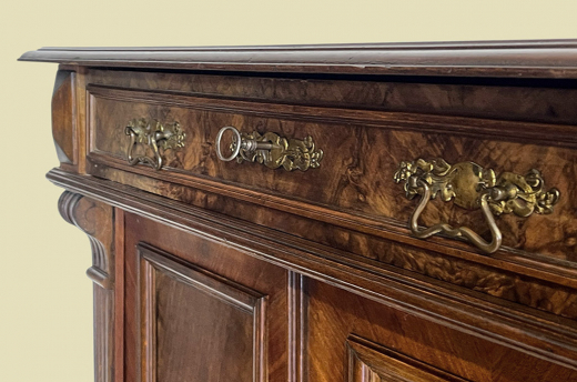 Vertiko ANTIK Gründerzeit VINTAGE Nußbaum Kommode Schrank von 1880