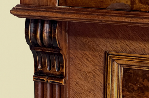 Kommode ANTIK Gründerzeit VINTAGE Nußbaum Halbschrank Schrank von 1880